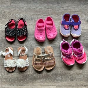 INFANT SIZE 6 GIRLS SHOES LOT